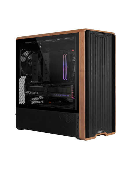 Case, LIAN LI, ATX/micro ATX/EATX/SSI EEB, Black, Midi Tower, LAN217X, G99.LAN217X.00