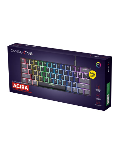 KEYBOARD USB GAMING GXT867/ACIRA MINI 24882 TRUST