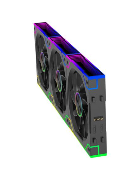 CASE FAN 120MM XPF360R.ARGB/12V XF073 XILENCE