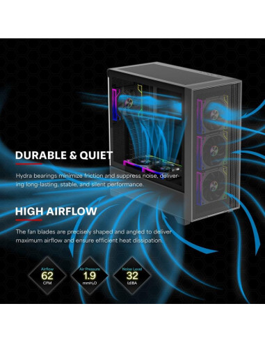 CASE FAN 120MM XPF360R.ARGB/12V XF073 XILENCE