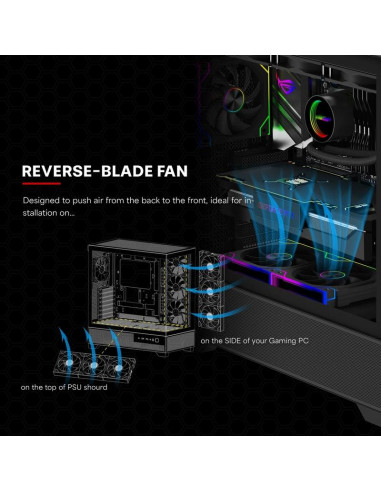 CASE FAN 120MM XPF360R.ARGB/12V XF073 XILENCE