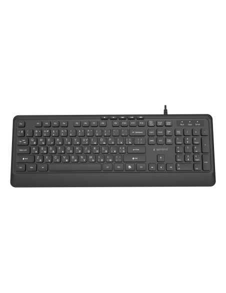 KEYBOARD MULTIMEDIA USB CYRILL/BLACK KB-MCH-05-CYRL GEMBIRD