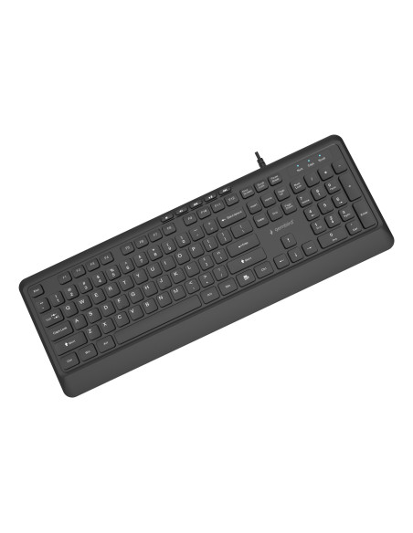 KEYBOARD MULTIMEDIA USB ENG/BLACK KB-MCH-05 GEMBIRD