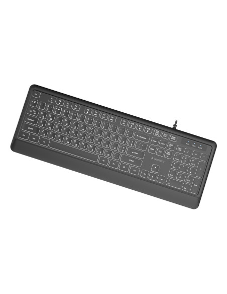 KEYBOARD MULTIMEDIA USB CYRILL/BLACK KB-UML-04-CYRL GEMBIRD