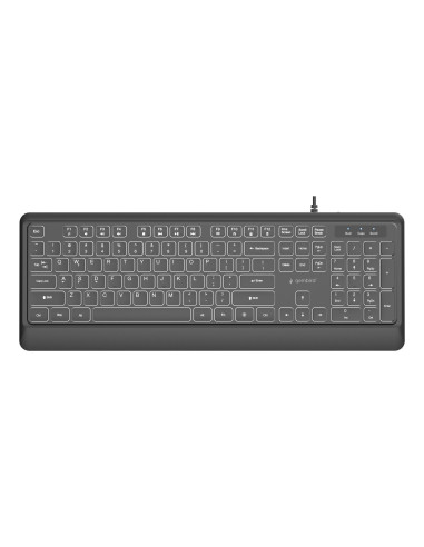 KEYBOARD MULTIMEDIA USB ENG/BLACK KB-UML-04 GEMBIRD