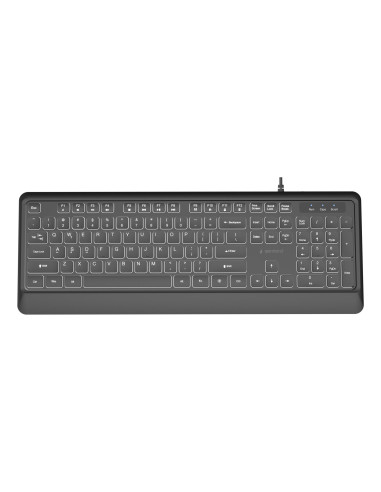 KEYBOARD MULTIMEDIA USB ENG/BLACK KB-UML-04 GEMBIRD