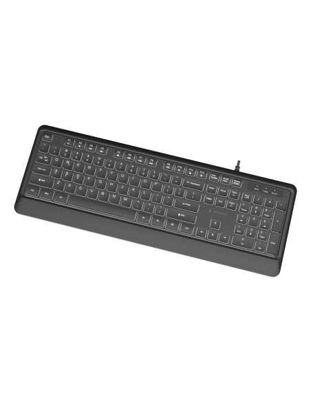 KEYBOARD MULTIMEDIA USB ENG/BLACK KB-UML-04 GEMBIRD