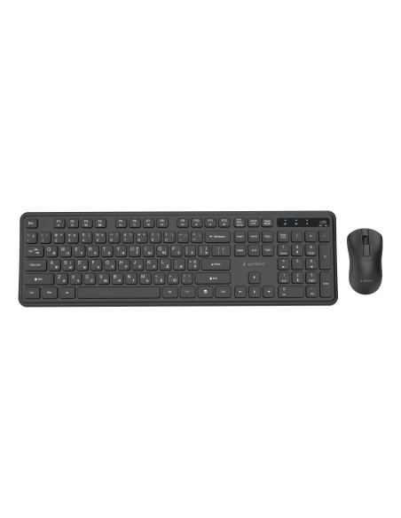 KEYBOARD +MOUSE WRL CYRILLIC/BK KBS-WPS-01-CYRL GEMBIRD