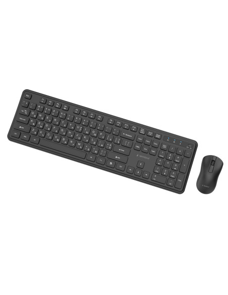KEYBOARD +MOUSE WRL CYRILLIC/BK KBS-WPS-01-CYRL GEMBIRD