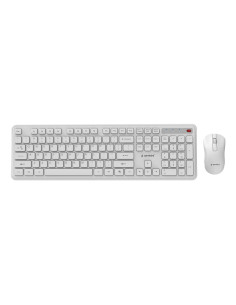 KEYBOARD +MOUSE WRL ENG/WH KBS-WPS-01-W GEMBIRD