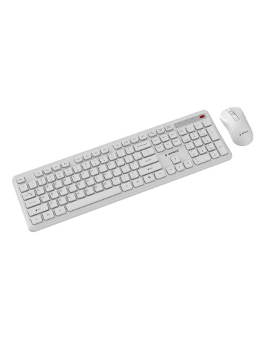 KEYBOARD +MOUSE WRL ENG/WH KBS-WPS-01-W GEMBIRD