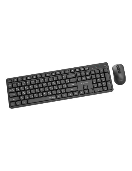 KEYBOARD +MOUSE WRL CYRILLIC/BLACK KBS-WMS-01-CYRL GEMBIRD