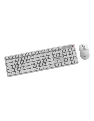 KEYBOARD +MOUSE WRL CYRILLIC/WHT KBS-WMS-01-W-CYRL GEMBIRD