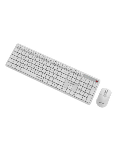 KEYBOARD +MOUSE WRL ENG/WHITE KBS-WMS-01-W GEMBIRD