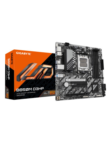 Mainboard, GIGABYTE, AMD B850, Socket AM5, micro ATX, RAM DDR5-SDRAM, 4xSlots, 2xNumber of M.2 (M) slots, B850MD3HP1.2
