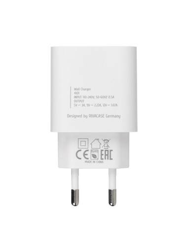 MOBILE CHARGER WALL/WHITE PS4101 W00 RIVACASE