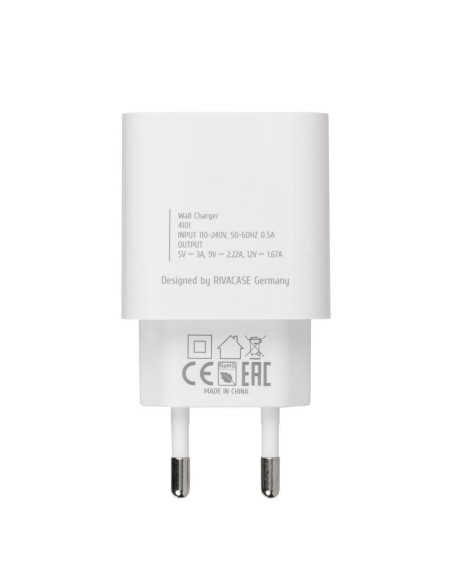 MOBILE CHARGER WALL/WHITE PS4101 W00 RIVACASE