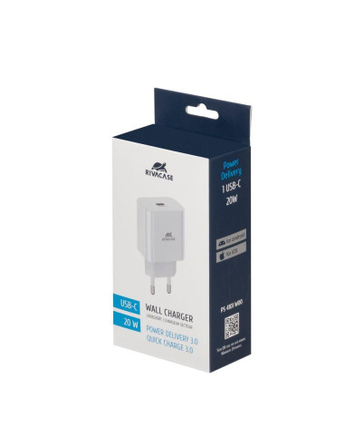 MOBILE CHARGER WALL/WHITE PS4101 W00 RIVACASE