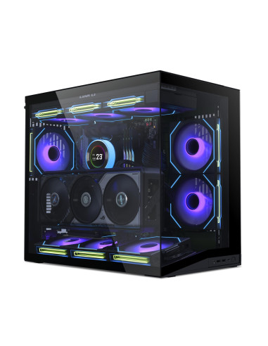 Case, LIAN LI, ATX/micro ATX/Mini-ITX, Black, Mini Tower, O11 DYNAMIC MINI V2, G99.O11DMIV2X.00