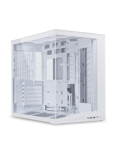 Case, LIAN LI, ATX/micro ATX/Mini-ATX, White, Mini Tower, PC, Lian Li O11 Dynamic Mini V2 White (G99.O11DMIV2W.00), G99.O11DMIV