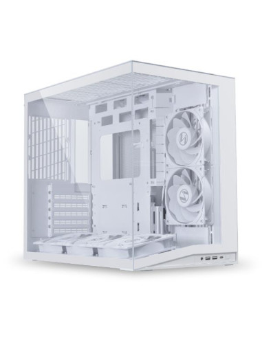 Case, LIAN LI, ATX/micro ATX/Mini-ATX, White, Mini Tower, PC, Lian Li 011 Dynamic Mini O11D mini V2 Flow White (G99.O11DMIV2FW.