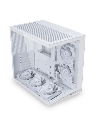 Case, LIAN LI, ATX/micro ATX/Mini-ATX, White, Mini Tower, PC, Lian Li 011 Dynamic Mini O11D mini V2 Flow White (G99.O11DMIV2FW.