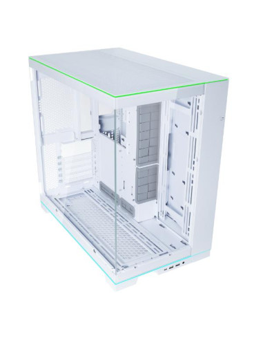 Case, LIAN LI, O11 DYNAMIC EVO RGB, Tower, Case product features Transparent panel, ATX, EATX, MicroATX, MiniITX, Colour White,