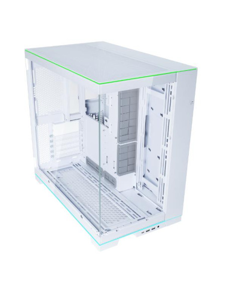 Case, LIAN LI, O11 DYNAMIC EVO RGB, Tower, Case product features Transparent panel, ATX, EATX, MicroATX, MiniITX, Colour White,