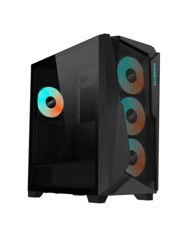 Case, GIGABYTE, C301G V2 BLACK, MidiTower, Case product features Transparent panel, Not included, ATX, EATX, MicroATX, MiniITX,