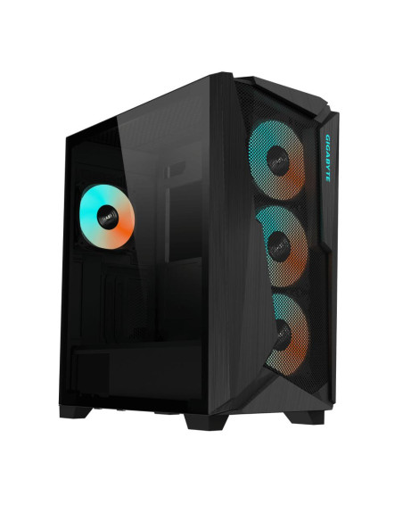 Case, GIGABYTE, C301G V2 BLACK, MidiTower, Case product features Transparent panel, Not included, ATX, EATX, MicroATX, MiniITX,