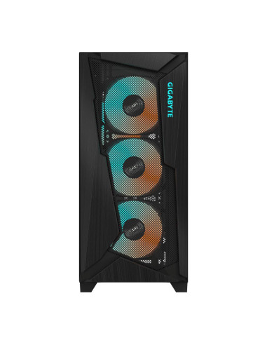 Case, GIGABYTE, C301G V2 BLACK, MidiTower, Case product features Transparent panel, Not included, ATX, EATX, MicroATX, MiniITX,