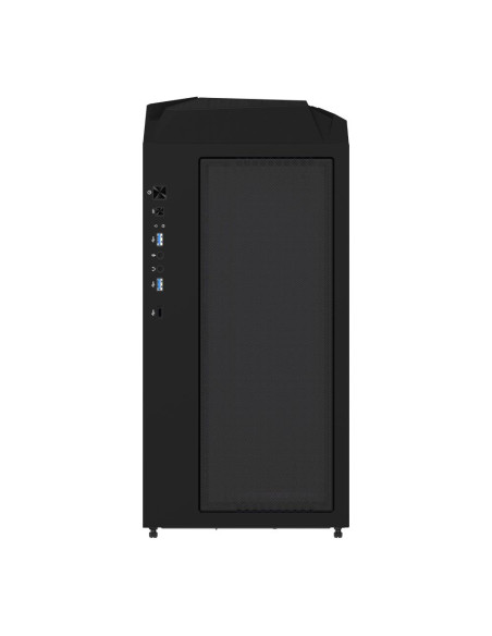 Case, GIGABYTE, C301G V2 BLACK, MidiTower, Case product features Transparent panel, Not included, ATX, EATX, MicroATX, MiniITX,