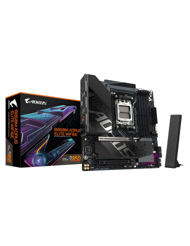Mainboard, GIGABYTE, AMD B850, Socket AM5, micro ATX, RAM DDR5-SDRAM, 4xSlots, Wi-Fi Yes, Bluetooth Yes, 2xNumber of M.2 (M) sl
