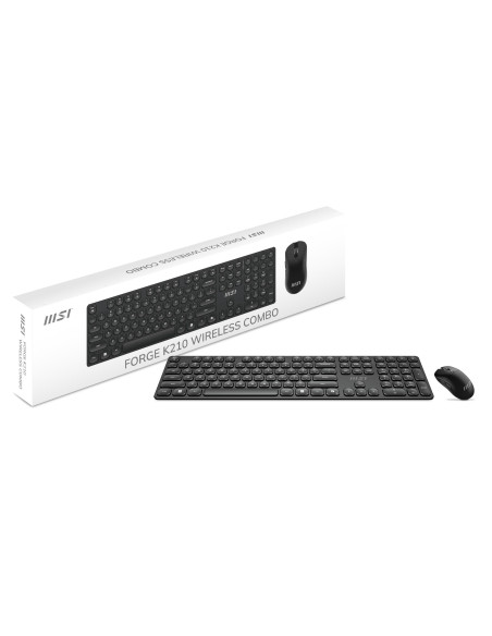 KEYBOARD +MOUSE/FORGE K210 W COMBO US MSI