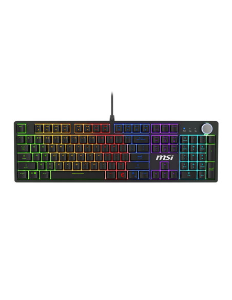 KEYBOARD GAMING BLACK US/FORGE GK310 RED MSI