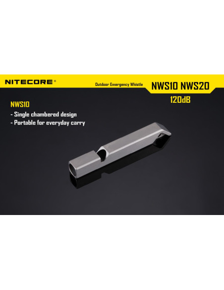 WHISTLE OUTDOOR EMERGENCY/120DB NWS10 NITECORE