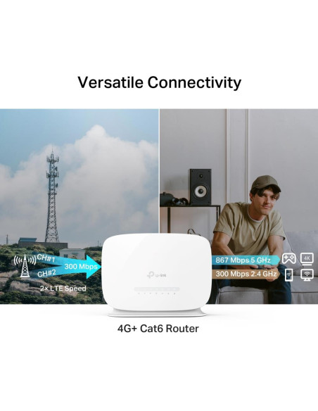 Wireless Router, TP-LINK, Wireless Router, 1200 Mbps, IEEE 802.11a, IEEE 802.11 b/g, IEEE 802.11n, IEEE 802.11ac, 3x10/100/1000