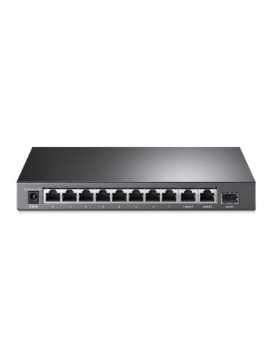 Switch, TP-LINK, 1xSFP, PoE+ ports 8, TL-SG1210MP