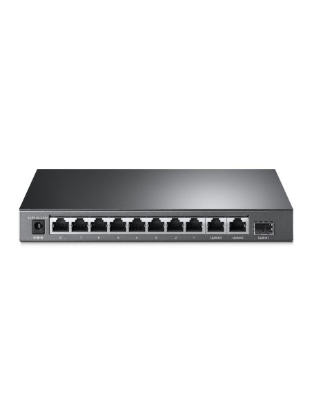 Switch, TP-LINK, 1xSFP, PoE+ ports 8, TL-SG1210MP