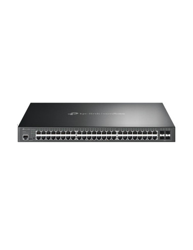 Switch, TP-LINK, Omada, TL-SG3452P, Type L2+, 48x10Base-T / 100Base-TX / 1000Base-T, 4xSFP, 1xRJ45, 1, PoE+ ports 48, 384 Watts