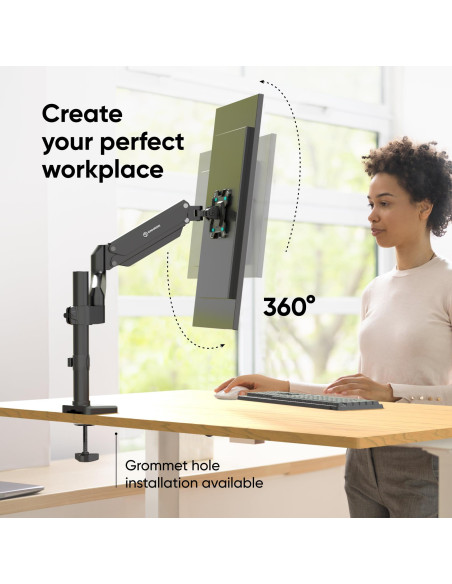 MONITOR ACC DESK MOUNT/13-34" BLACK G75-B ONKRON