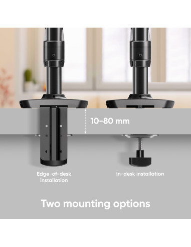 MONITOR ACC DESK MOUNT/13-34" BLACK G75-B ONKRON