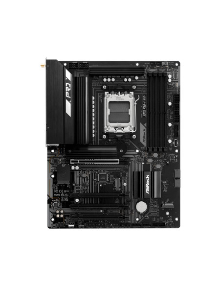 Mainboard, ASROCK, AMD X870, SAM5, ATX, Memory DDR5, Memory slots 4, X870PRO-AWIFI