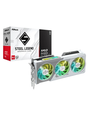 Graphics Card, ASROCK, AMD, Radeon RX 9060 XT, 16 GB, GDDR6, 128 bit, PCI Express x16 5.0, Active, RX9060XTSL16GO