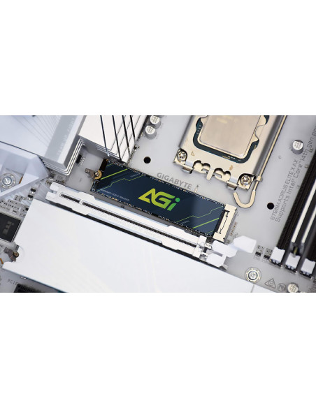 SSD, AGI, 600xTBW rating, MTBF 1600000 h, Read speed 4700 MB/s, Write speed 2800 MB/s, NVMe Yes, PCI Express 4.0, M.2, 1000 GB,