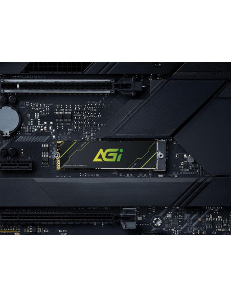 SSD, AGI, 600xTBW rating, MTBF 1600000 h, Read speed 4700 MB/s, Write speed 2800 MB/s, NVMe Yes, PCI Express 4.0, M.2, 1000 GB,