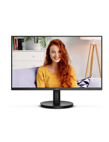 LCD Monitor, AOC, 24", Panel VA, 1920x1080, 16:9, 100 Hz, Matte, 1 ms, Speakers, Tilt, Colour Black, 24B3HMA2