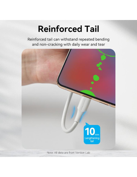 CABLE USB-C TO USB2.0/1.5M WHITE CTHWG VENTION