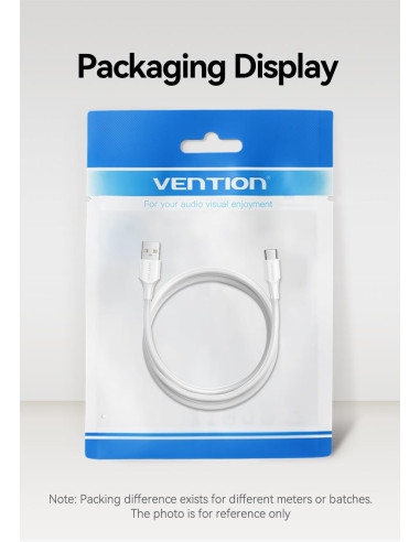 CABLE USB-C TO USB2.0/1.5M WHITE CTHWG VENTION