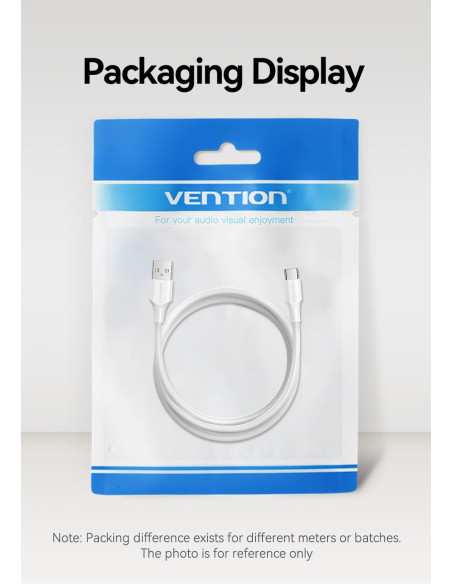 CABLE USB-C TO USB2.0/1.5M WHITE CTHWG VENTION